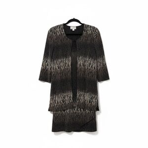 Joseph Ribkoff Vintage Two Piece Dress & Jacket Set